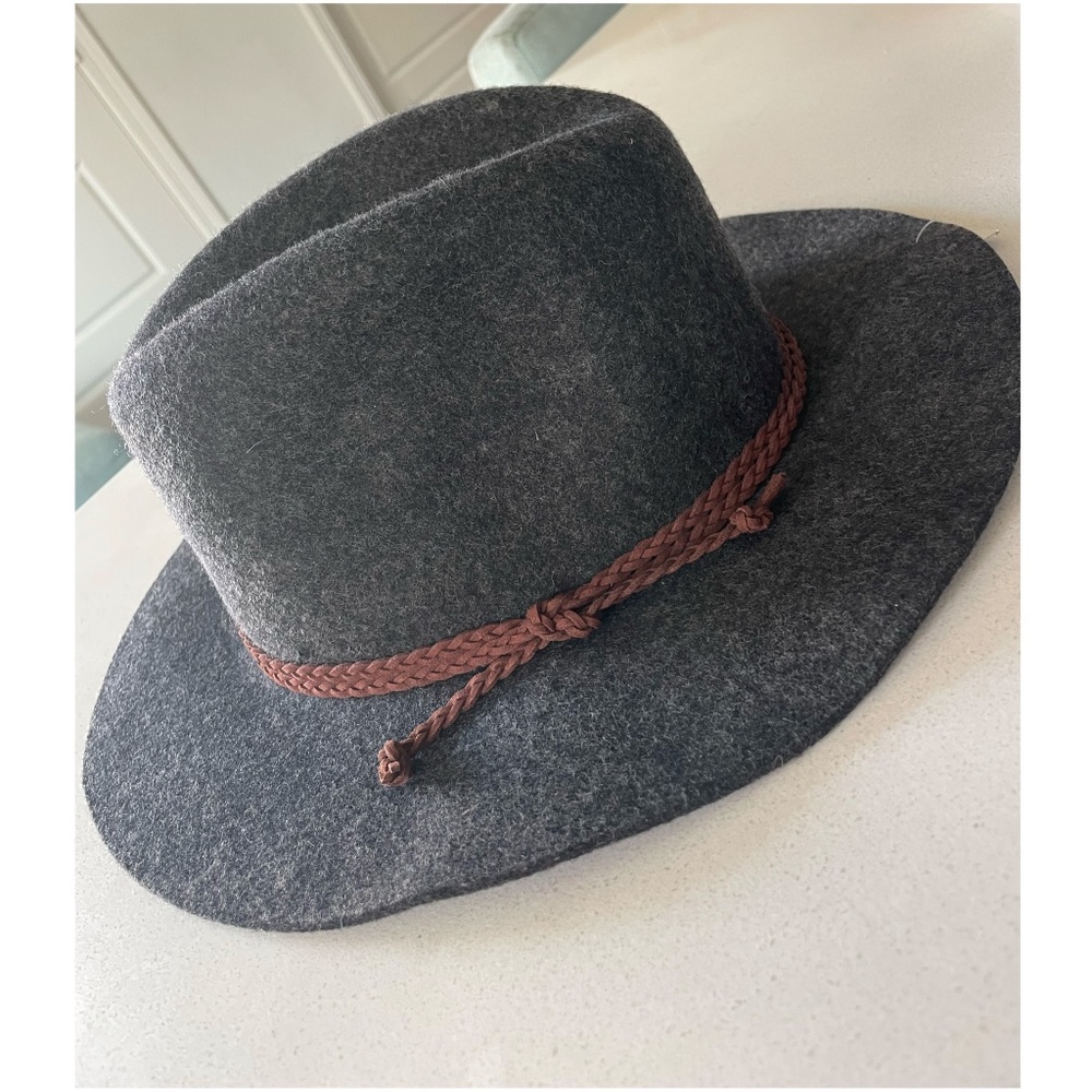 Boho Braided Trim Panama hat - Picture 5 of 7